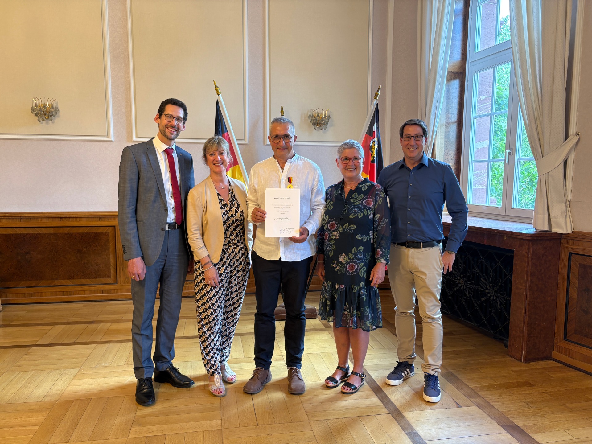 Ehrenamtliches Engagement von Jörg Huschet aus Altstrimmig gewürdigt