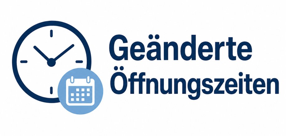 Symbolbild Geänderte Öffnungszeiten
