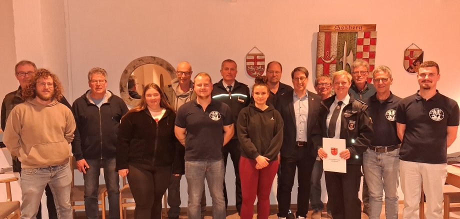 Bestätigung im Amt der Wehrführerin der Freiwilligen Feuerwehr Sosberg
