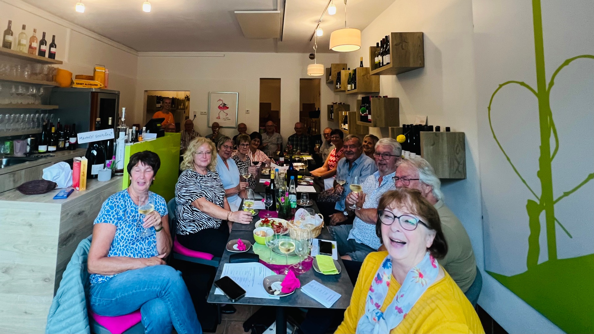 Weinprobe mit dem Seniorenbüro der Verbandsgemeinde Zell (Mosel)