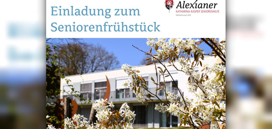 Einladung zum Seniorenfrühstück am 09.11.2026 Flyer: Einladung zum Seniorenfrühstück am 09.11.2026