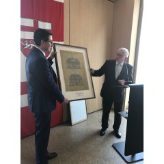 Bürgermeister Jürgen Hoffmann und Stadtbürgermeister Hans-Peter Döpgen